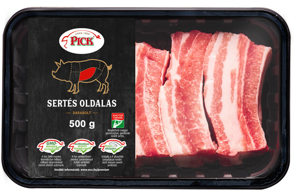 Prémium Sertés oldalas darabolt 600g